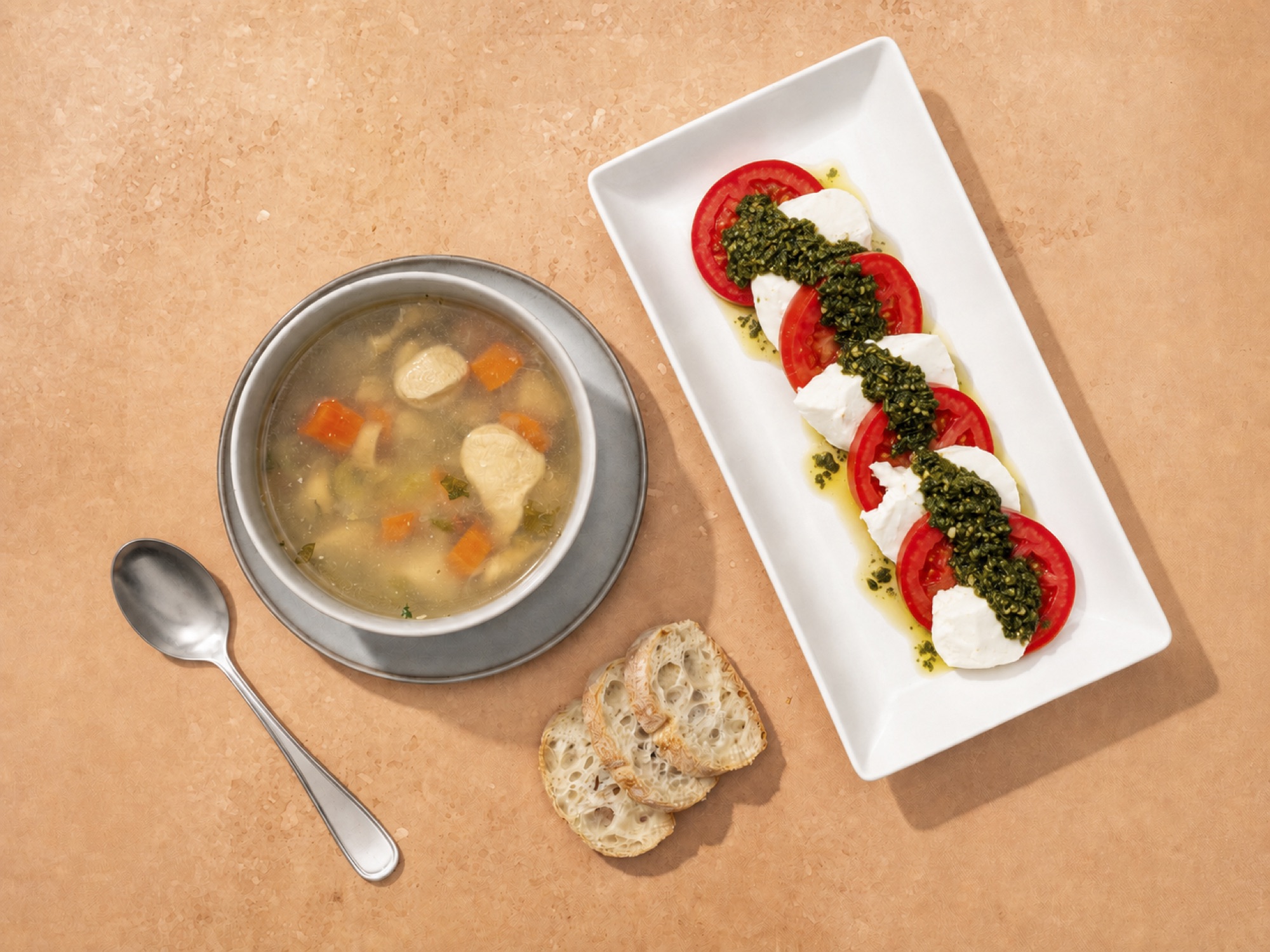 Soup & Caprese — Souprema, Park Slope Brooklyn soup restaurant