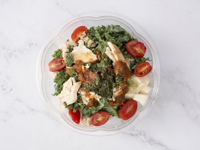 Chicken Pesto Parmigiana Bowl — Souprema, Park Slope Brooklyn