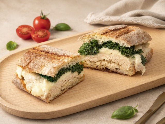 Spinach panini — Souprema, Park Slope Brooklyn